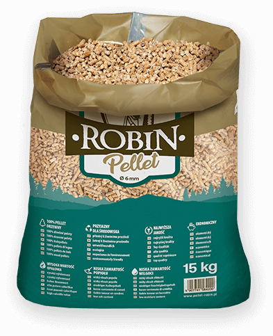 worek pelletu opałowego Robin do kupienia w Ulanowie lub sklepie internetowym